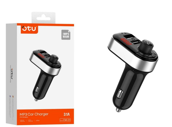 OTU Modulator FM CM-01 Car MP3 Wam 3.1A 2USB Car Charger FM Wireless