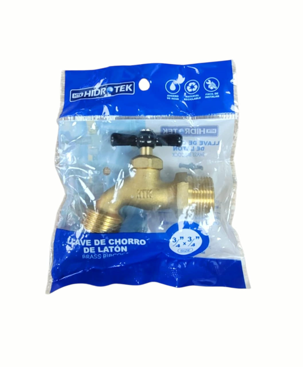 HIDROTEK Bib Cork 3/4" Brass NV-820