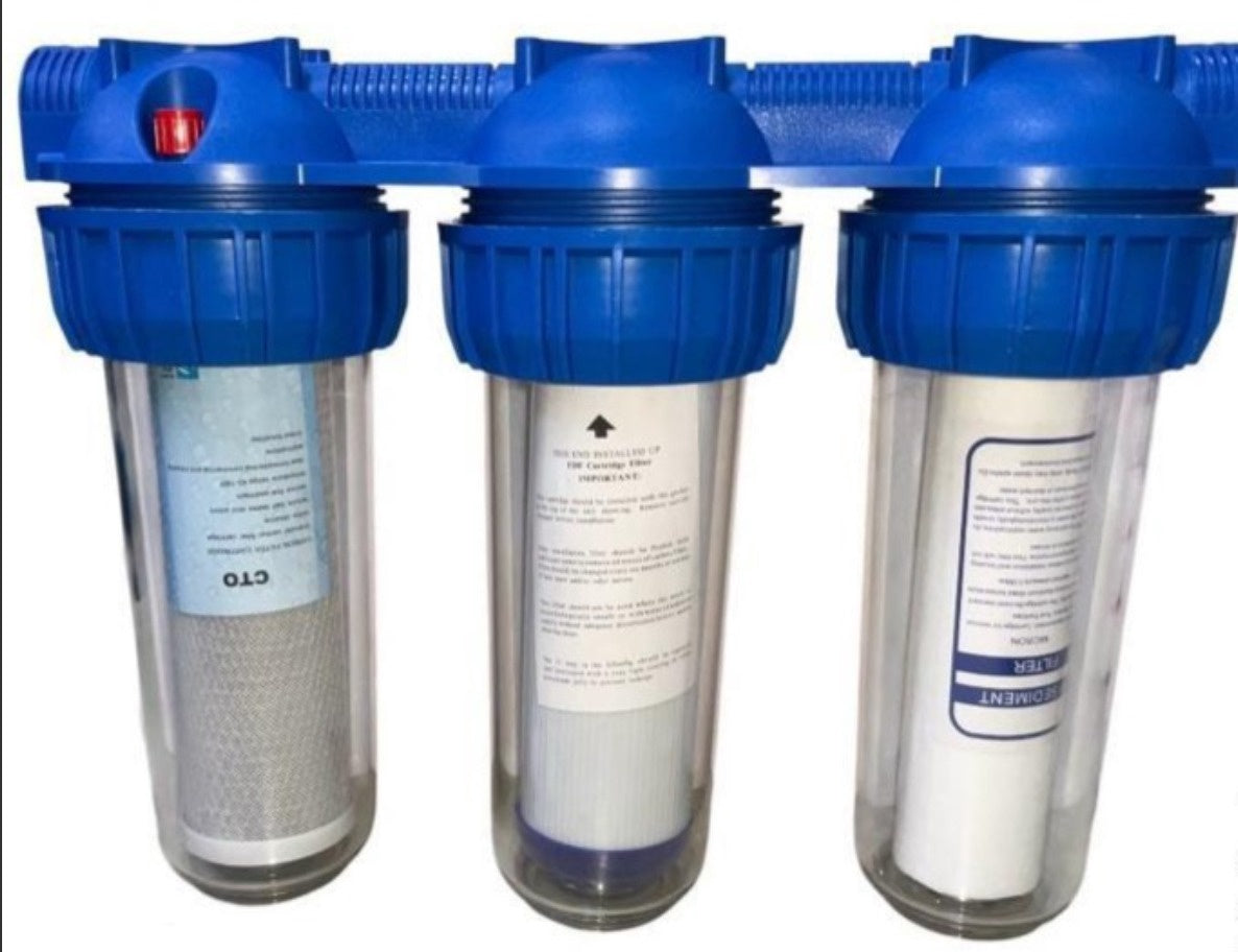 LUCKY BRAND Water Filter Comp Triple Lucky Home GLQ-6282-Y53 10"