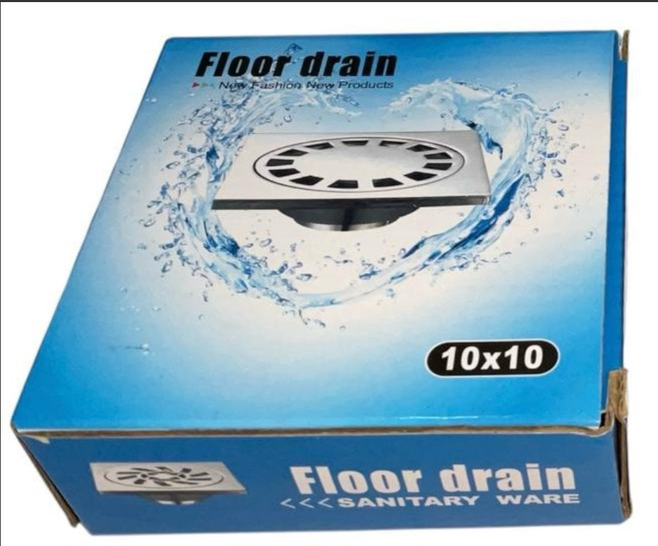 LUCKY BRAND Floor Drain Chrome Lucky Home 10X10 GLQ-6290-Y53