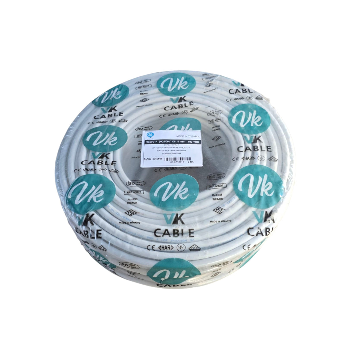 TURKEY Cable 1.5MM 3C Round Flex Vk Hess Roll