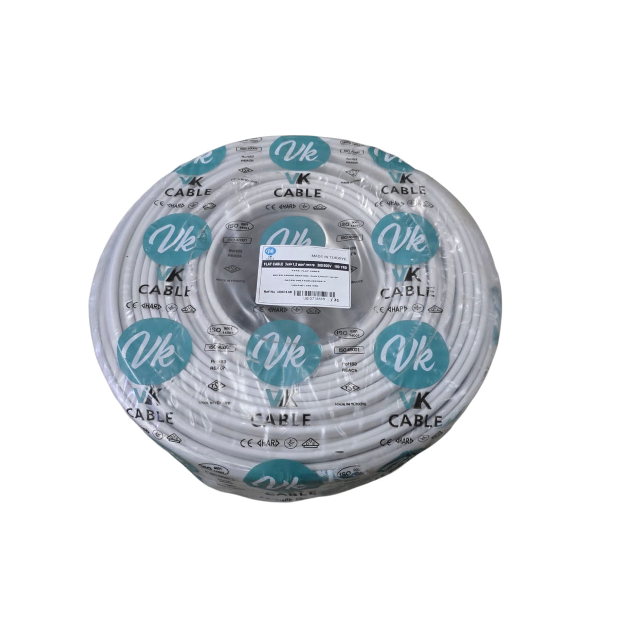 Cable 4MM 3C Flat W/EARTH HESS/VK Turkey Yard