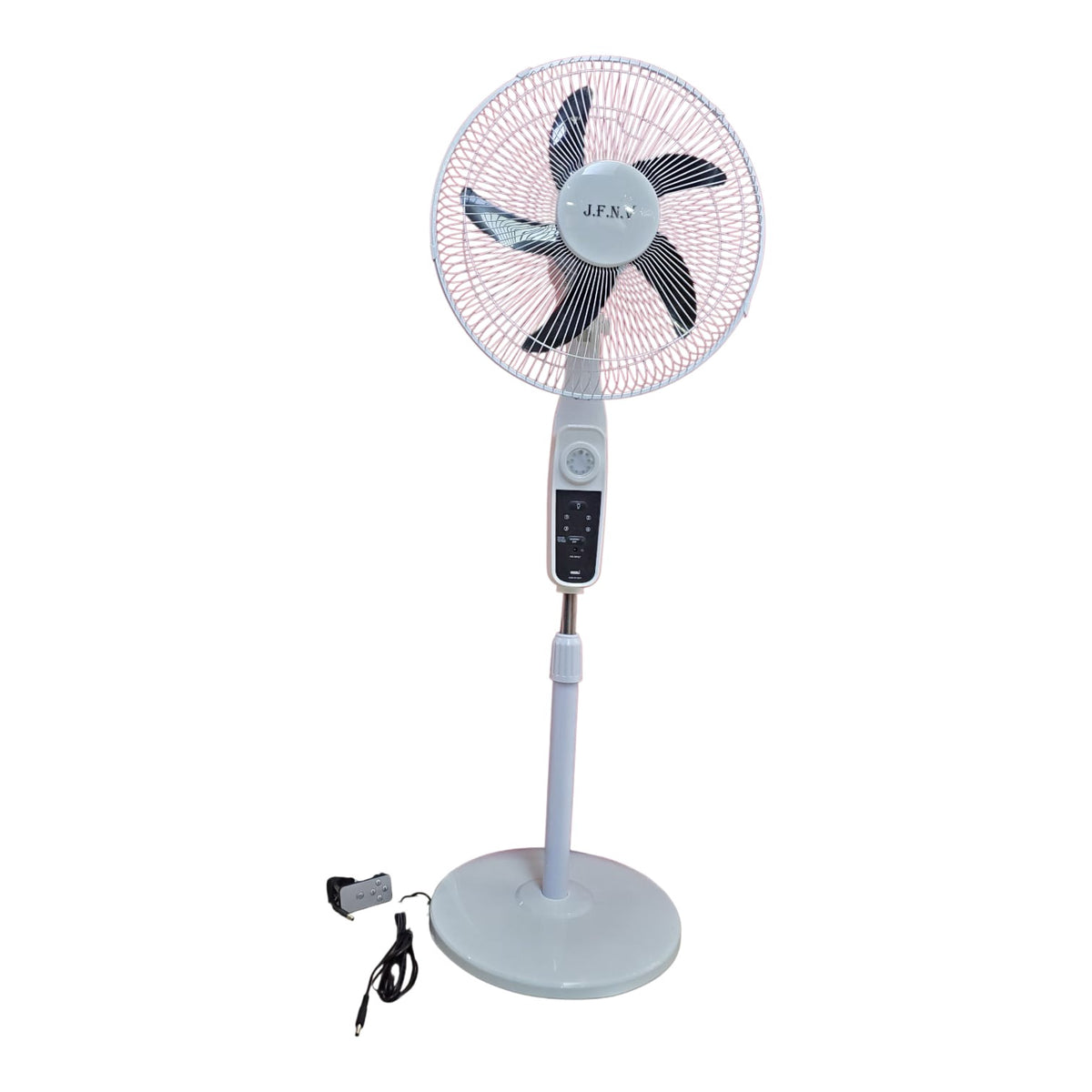 JFNV Fan 16" J.f.n.v XS-165B Solar Rechargeable Floor AC/DC Dual Power with Remote
