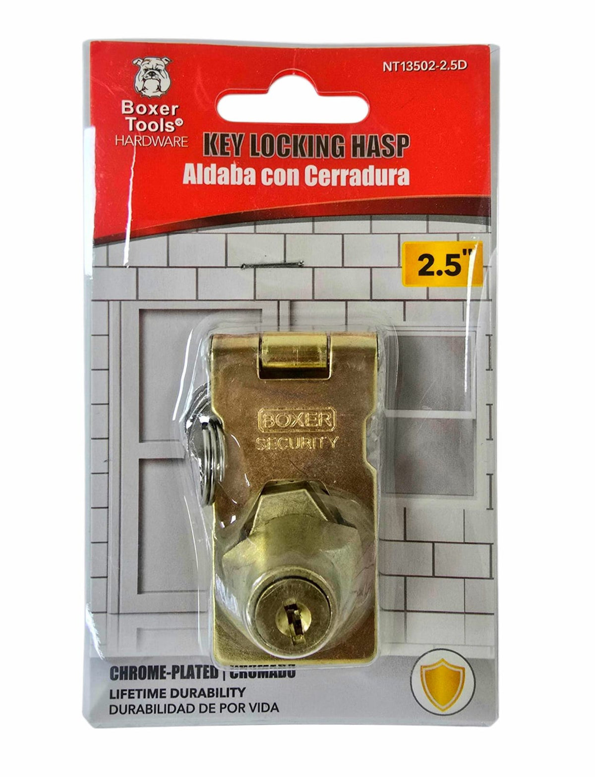 BOXER Key Locking Hasp 2.5" Tools NT13502-2.5D
