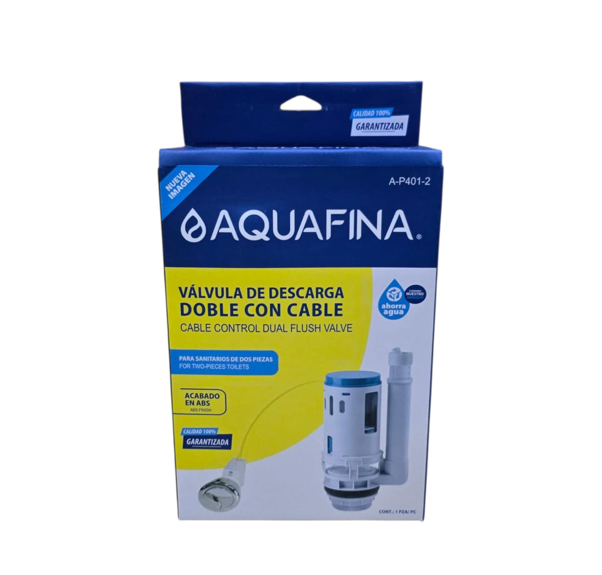 AQUAFINA BLUE Cistern Fitting Kit Dual Flush Aquafina A-P401-2