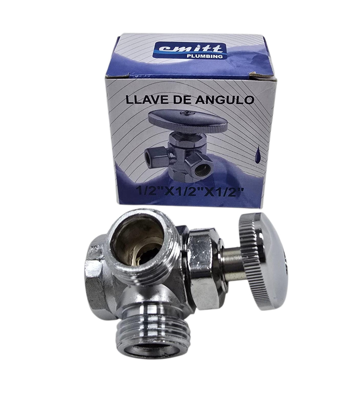 CMITT Angle Valve 3 Way 1/2" X 1/2" X 1/2