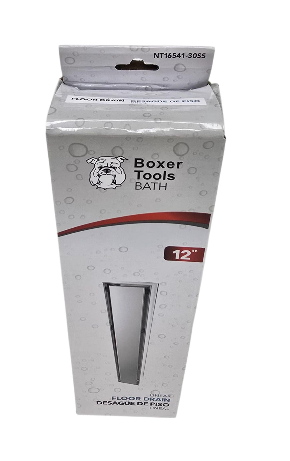 BOXER Floor Drain Metal Tools 12" Linear Stainless Steel NT16541-30SS