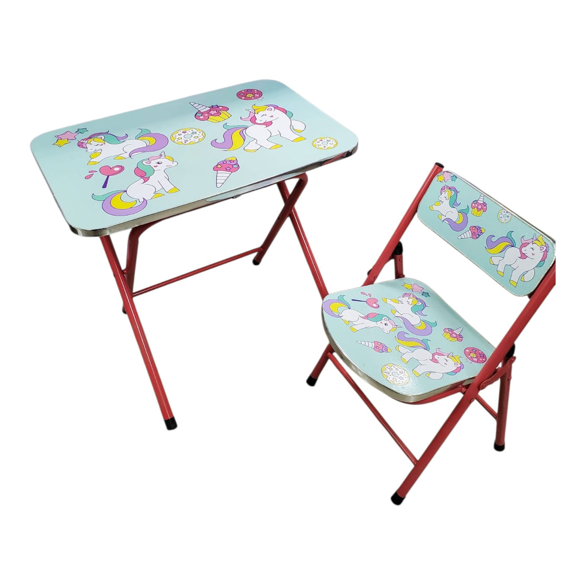 Table Set Kids Folding XA19 with 1 Chair Character