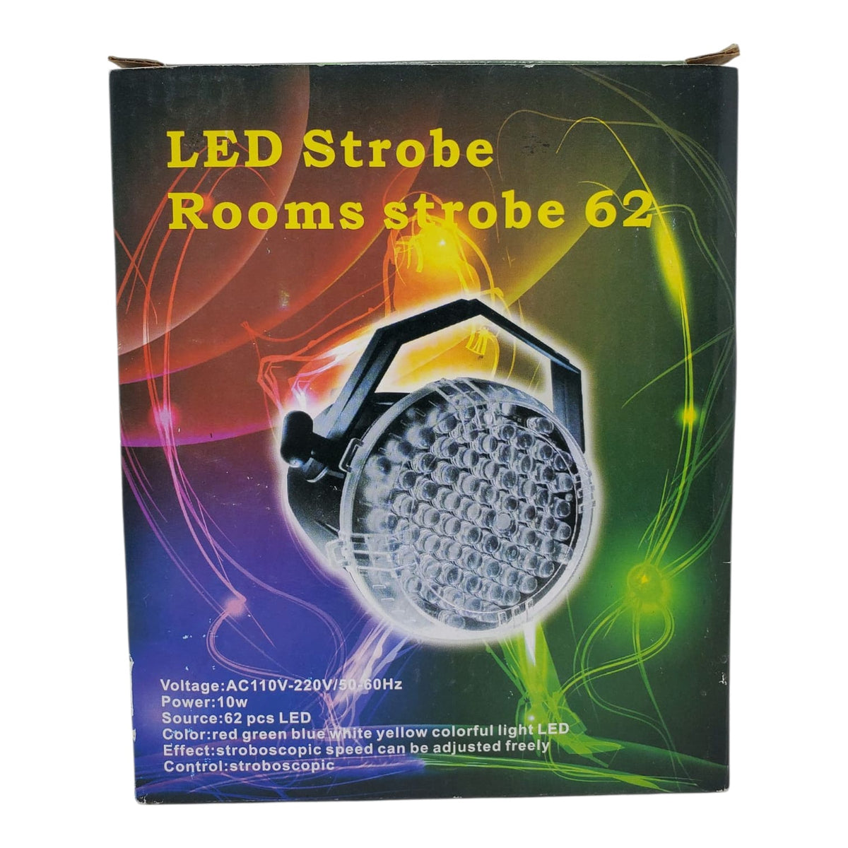 Light Round LED Room Strobe 62 Coloured 110V 220V