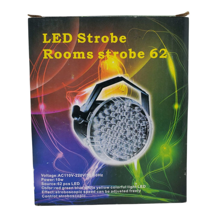 Light Round LED Room Strobe 62 Coloured 110V 220V