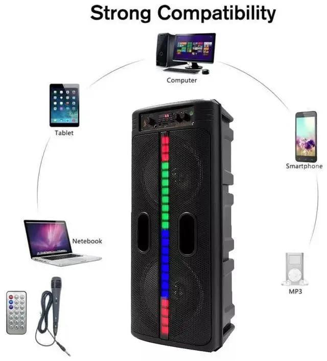 EMERALD Speaker Box 8" KB-T305-8 Dual Powered Each