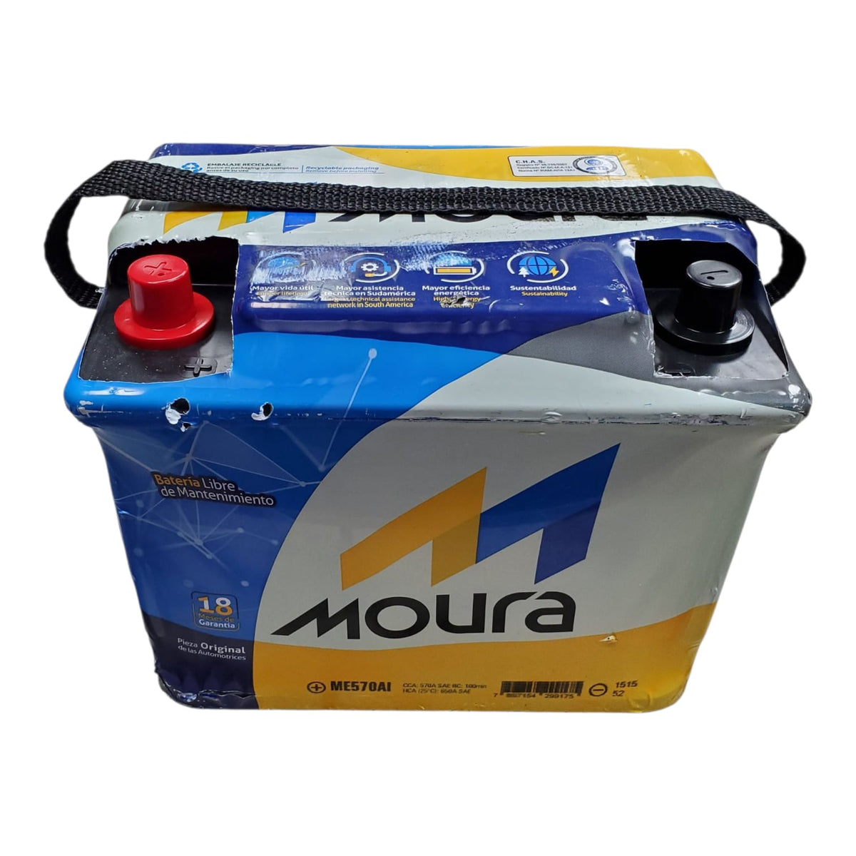 MOURA Battery ME570AI M60RH 570CCA 650HCA
