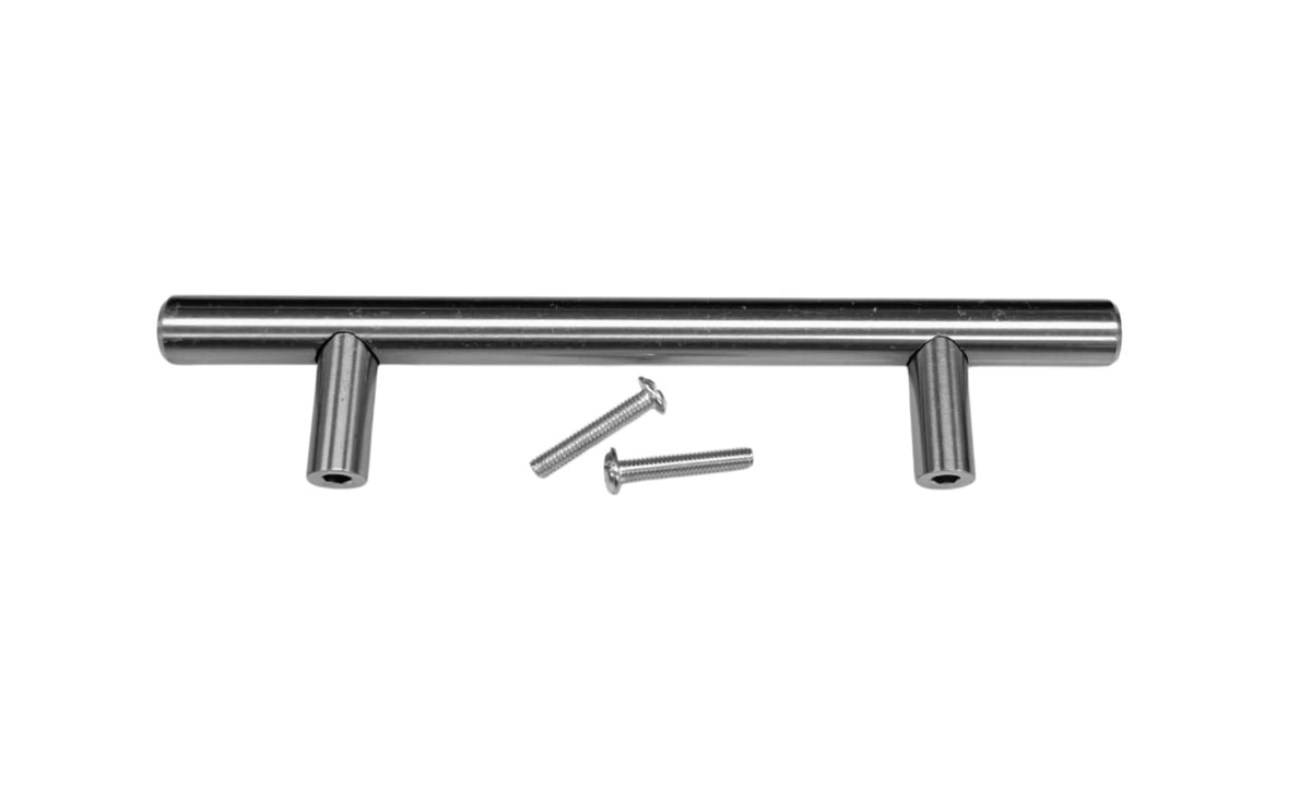Handle T Bar Pull 6" Silver Heavy Quality