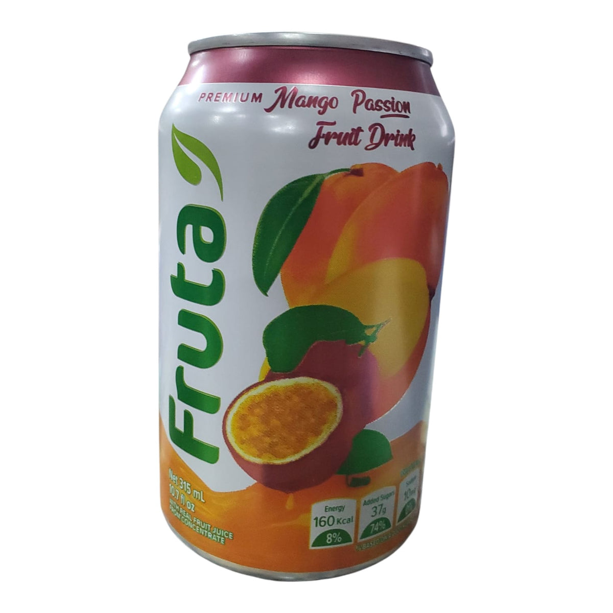 FRUTA Premium Juice Mango Passion Fruit Can 10.7FL OZ 315ML