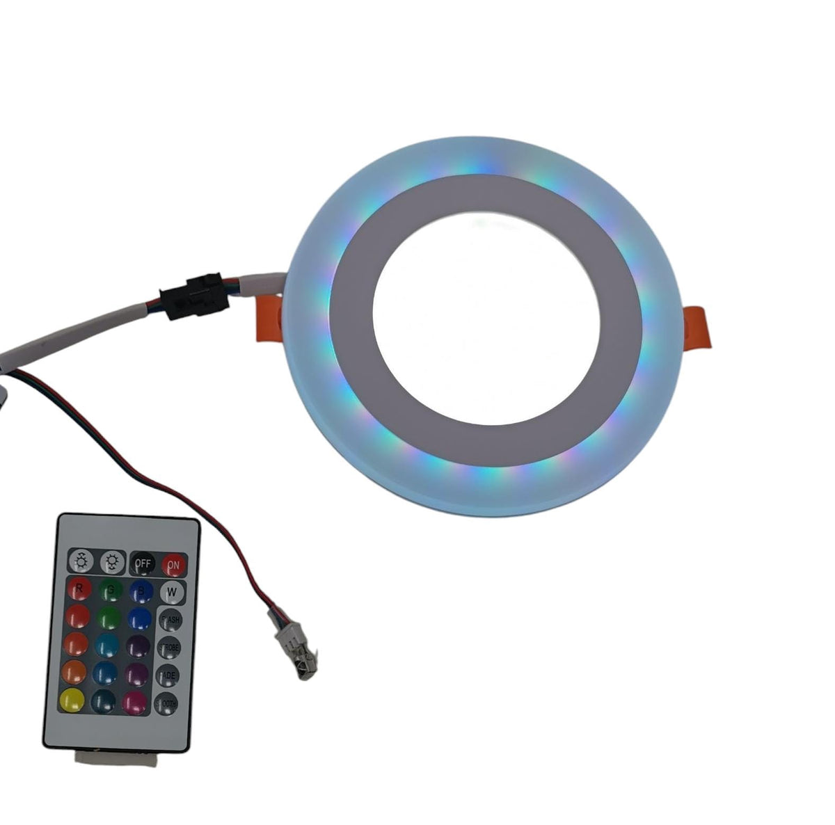 FITZGERALD LED Panel Light 2 Color 6W+3W Rgb with Remote Blue Box