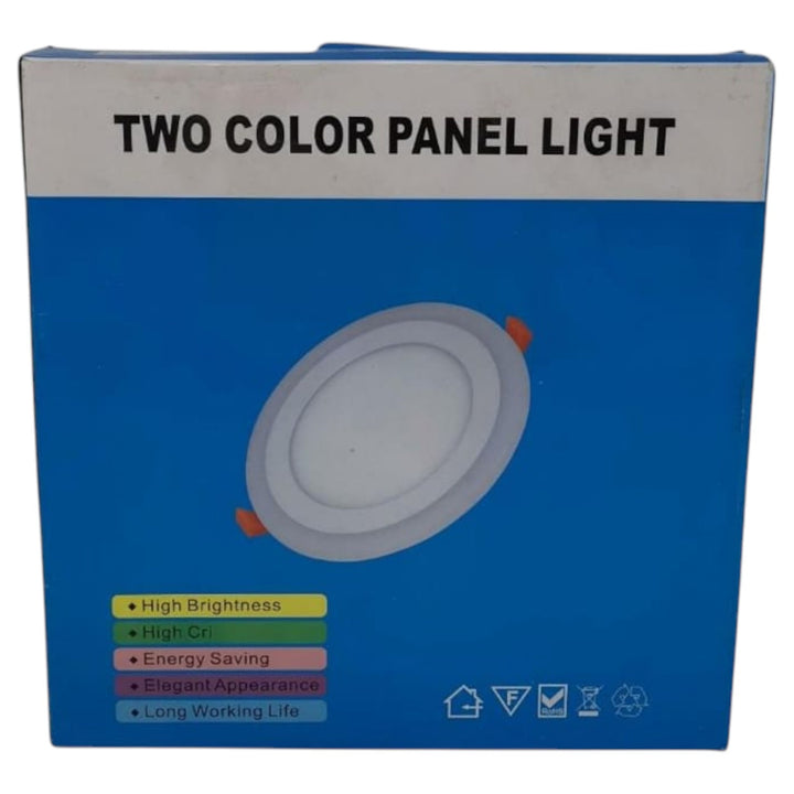 FITZGERALD LED Panel Light 2 Color 12W+4W Blue Box