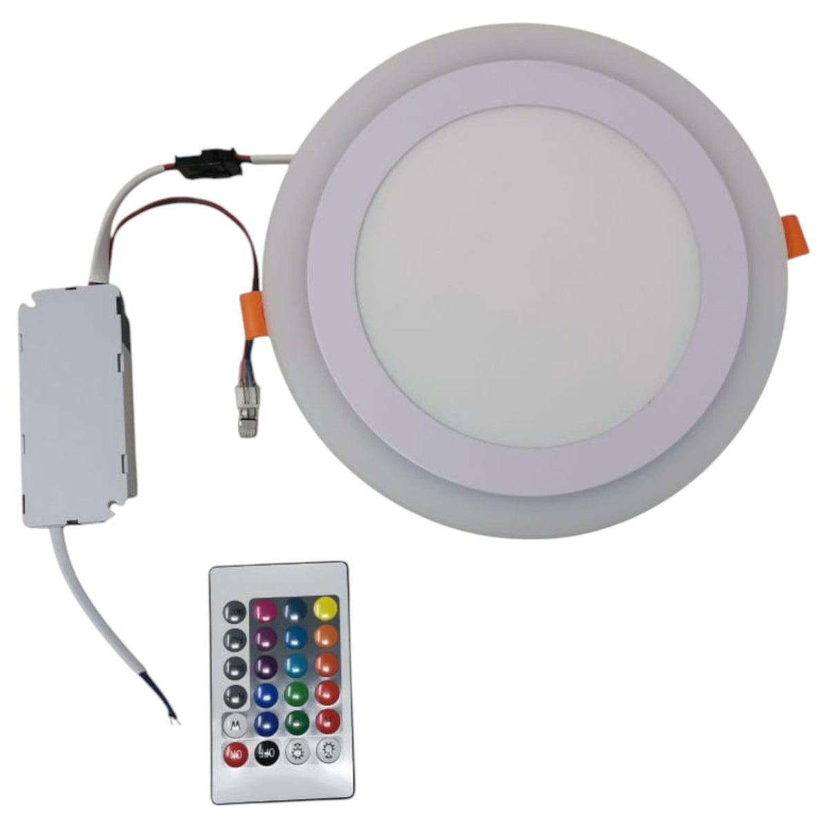 FITZGERALD LED Panel Light 2 Color 12W+4W Rgb with Remote Blue Box