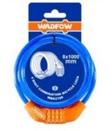 WADFOW Bicycle Cable Lock Combination 4 Digit WBK2108