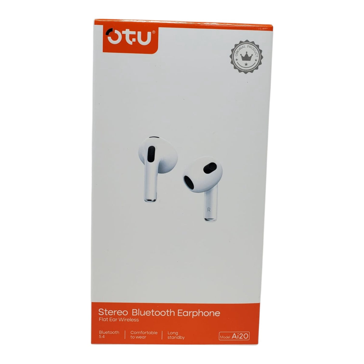 OTU Headphones Wireless Earphone AI-20 Stereo Bluetooth Earbuds