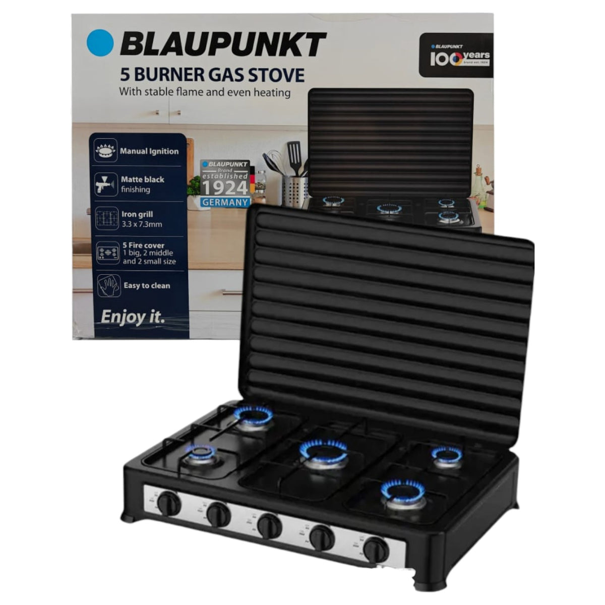 BLAUPUNKT Stove 5 Burner BKG59873 Table Model