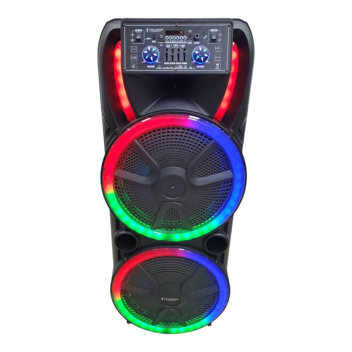 Speaker Box Challenger 15" SPK15W2024 Rechargeable Dual Sold Each