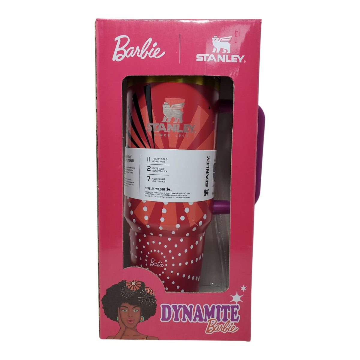 GENERIC Travel Mug Stanley Dynamite Barbie 1200ML BWB-4661-Y410