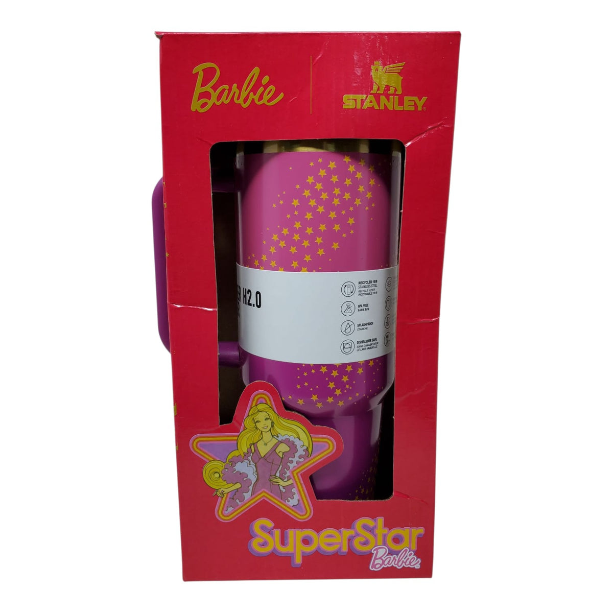 GENERIC Travel Mug Stanley Barbie Superstar 1200ML BWB-4662-Y410