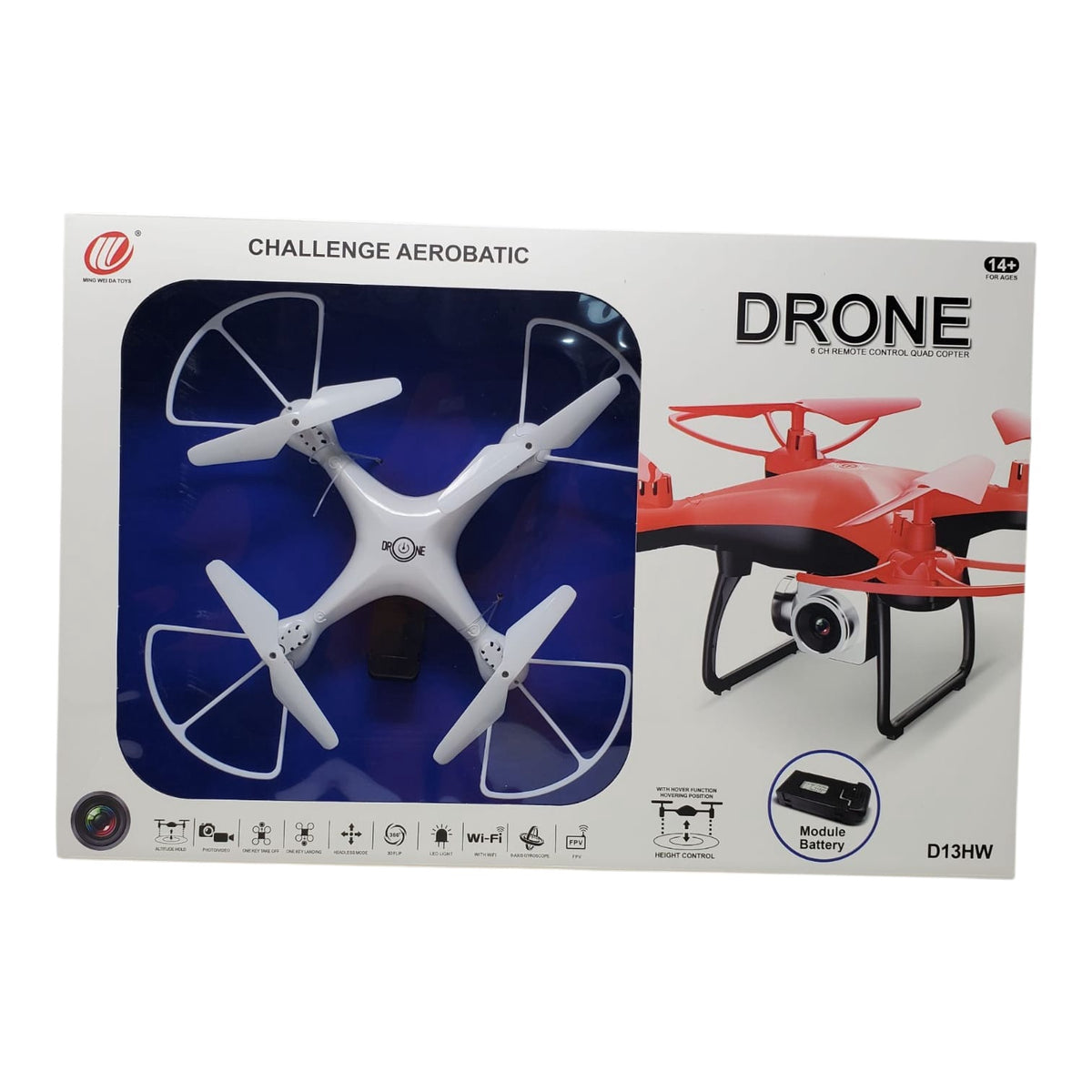GENERIC Toy Drone D13HW Challenge Aerobatic 2025-024
