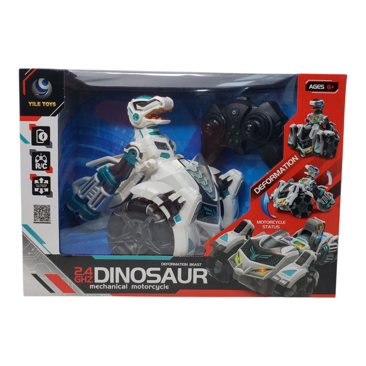 GENERIC Toy Dinosaur Mechanical Motorcycle Remote Control 2025-124