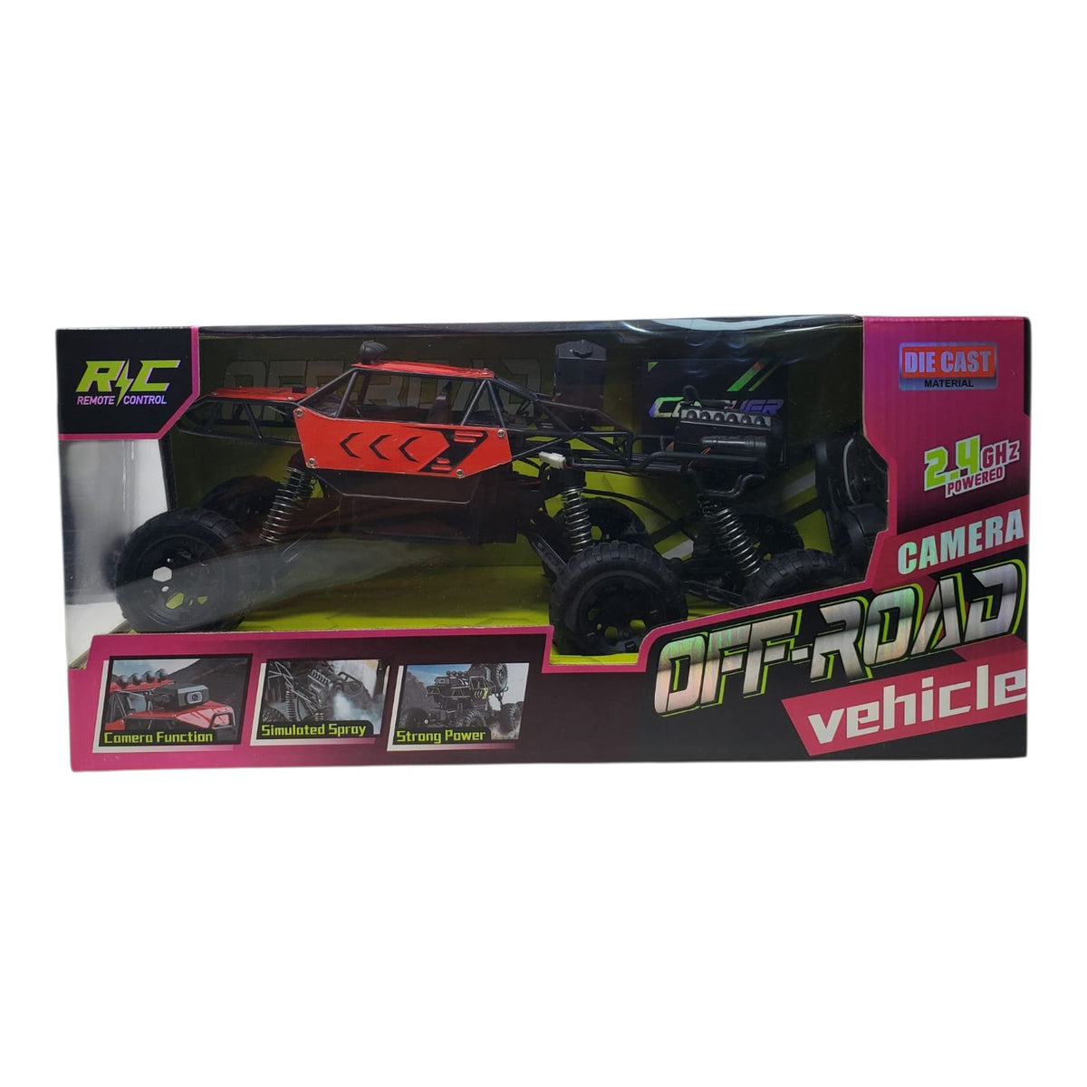 GENERIC Toy Race Car Camera OFF-ROAD Vehicle Remote Control 2025-143