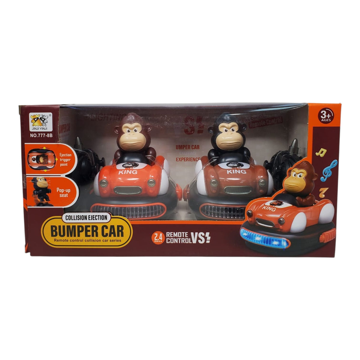 GENERIC Toy Collision Ejection Bumper Car Remote Control 2PC 2025-277