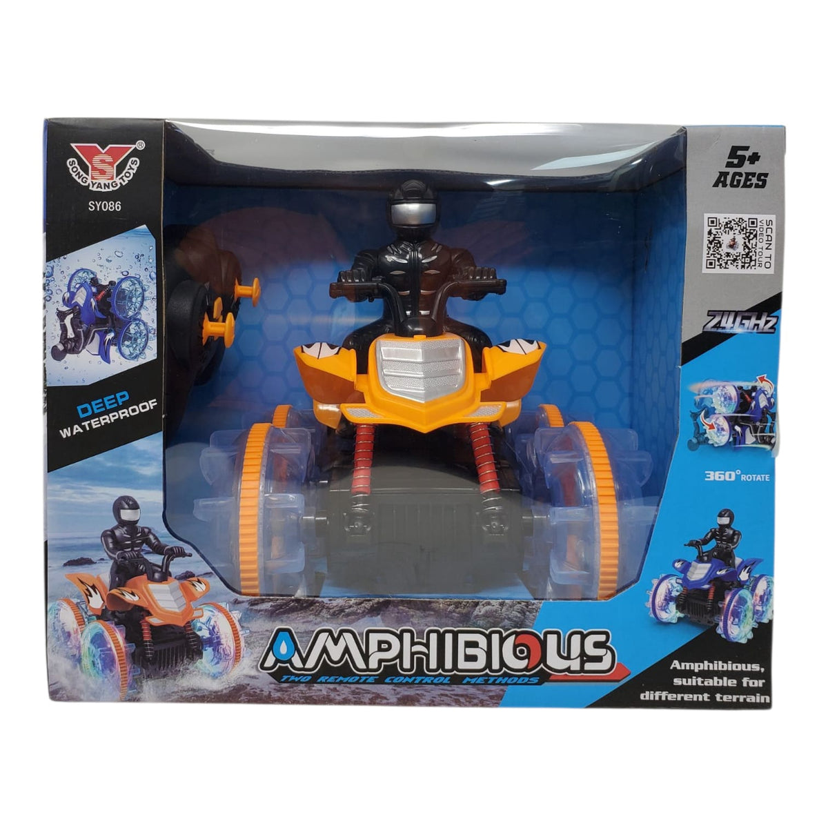 GENERIC Toy Stunt Vehicle Amphibious Waterproof Remote Control 2025-316
