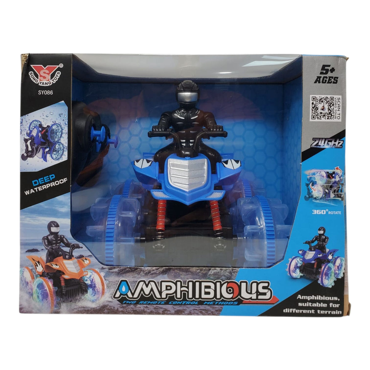 GENERIC Toy Stunt Vehicle Amphibious Waterproof Remote Control 2025-316