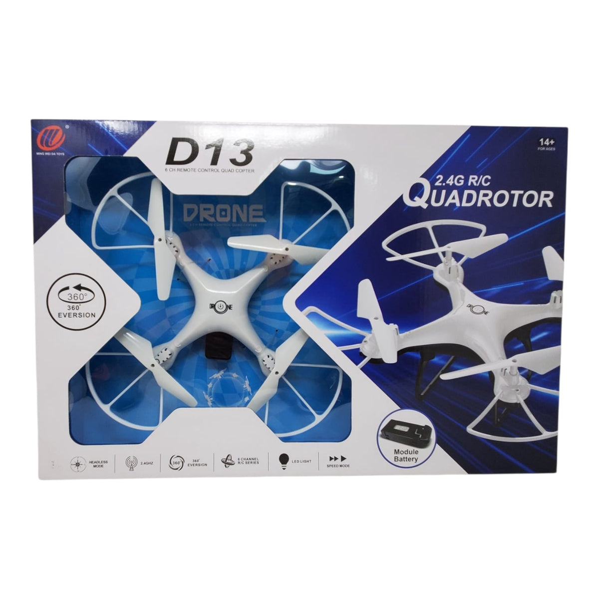 GENERIC Toy Drone 6CH Remote Control Quad Copter HL281