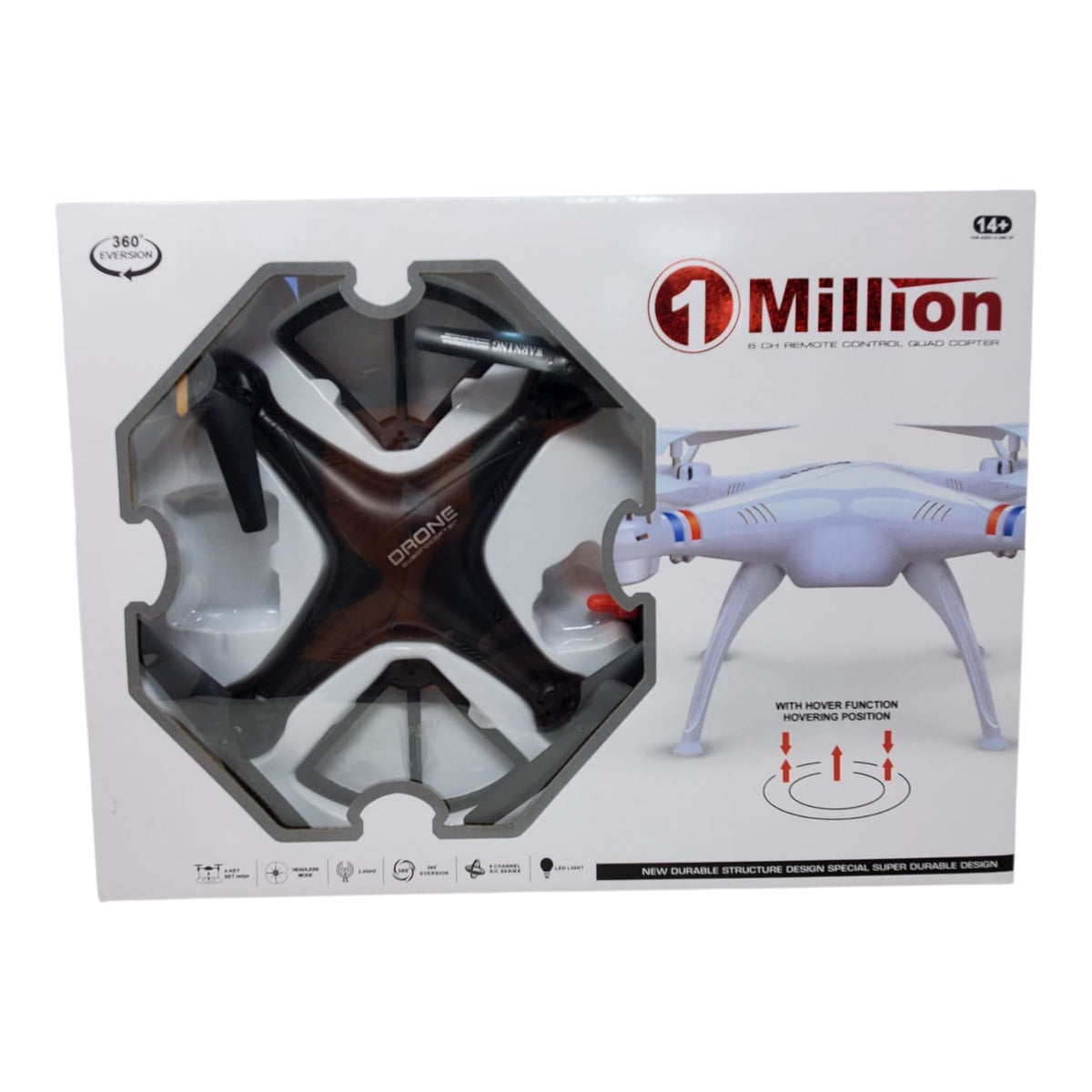 GENERIC Toy Drone 6CH Remote Control Quad Copter with Hovering HL282