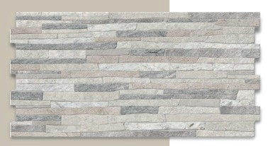 CR-CERAMIC Tile Ceramic 13X26 (33X66CM) Caraiva Cinza HD