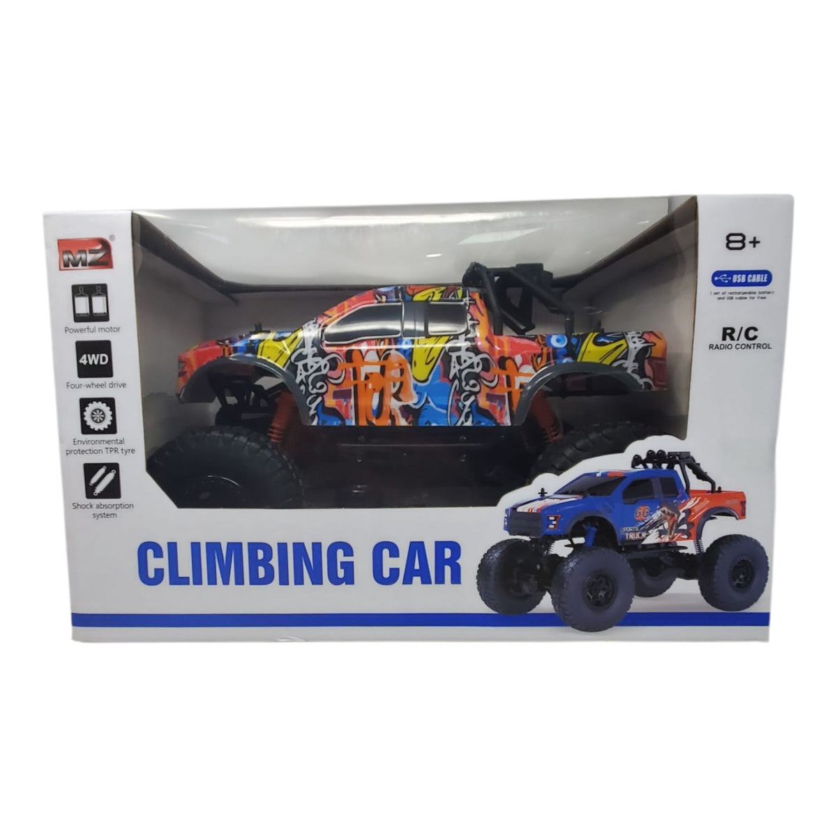GENERIC Toy Climbing Car Remote Control 4WD Gp 3254