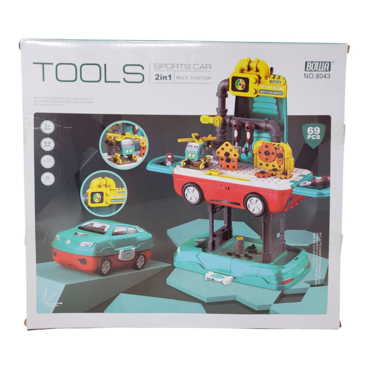 GENERIC Toy 2 IN 1 Multifunctional Car Tools Gp 8043