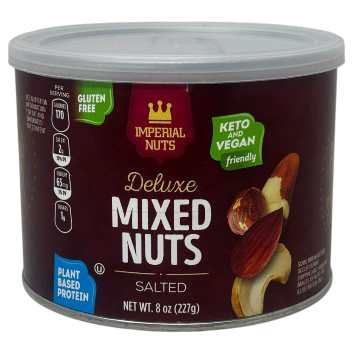 IMPERIAL Nuts Deluxe Mixed Nuts Salted 8OZ 227G