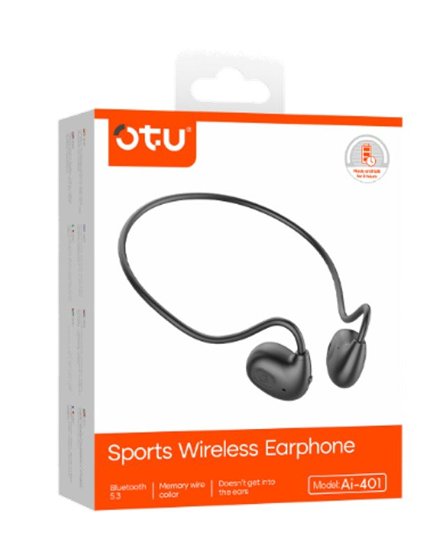 OTU Headphones Wireless Earphone AI-401 Sports