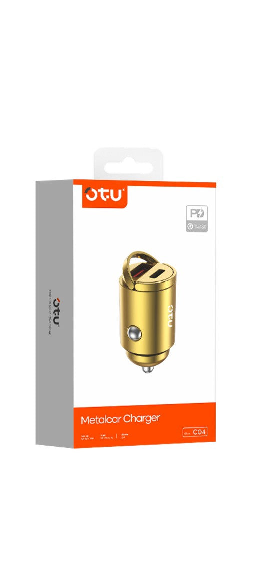 OTU Charger Car C04 Metal Car Charger 3.0A