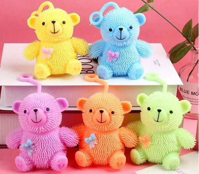 GENERIC Toy Decompress Puffer Ball Flashing Bear YLQ-3694-Y46 Sold Each
