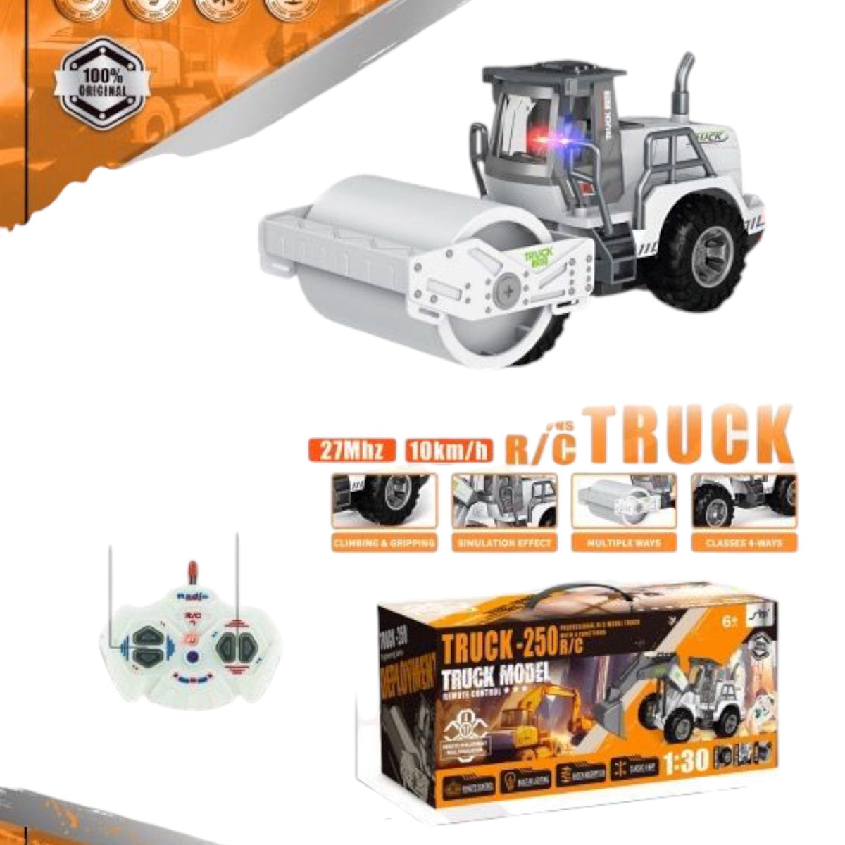 GENERIC Toy TRUCK-250 R/C QH814-9D 1: 30 Roller