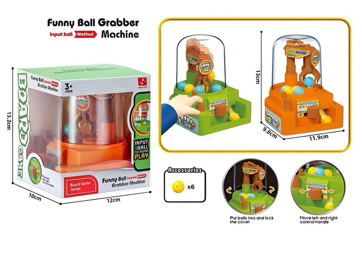 GENERIC Toy Mini Claw Machine I1852261 Board Game Funny Ball Grabber Machine