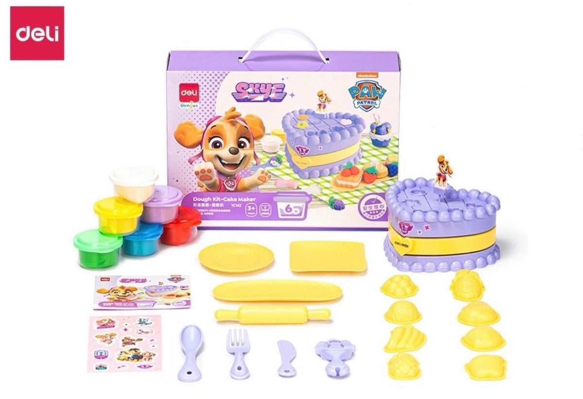 DELI Toy Dough Kit Cake Maker Playset Skye YC142