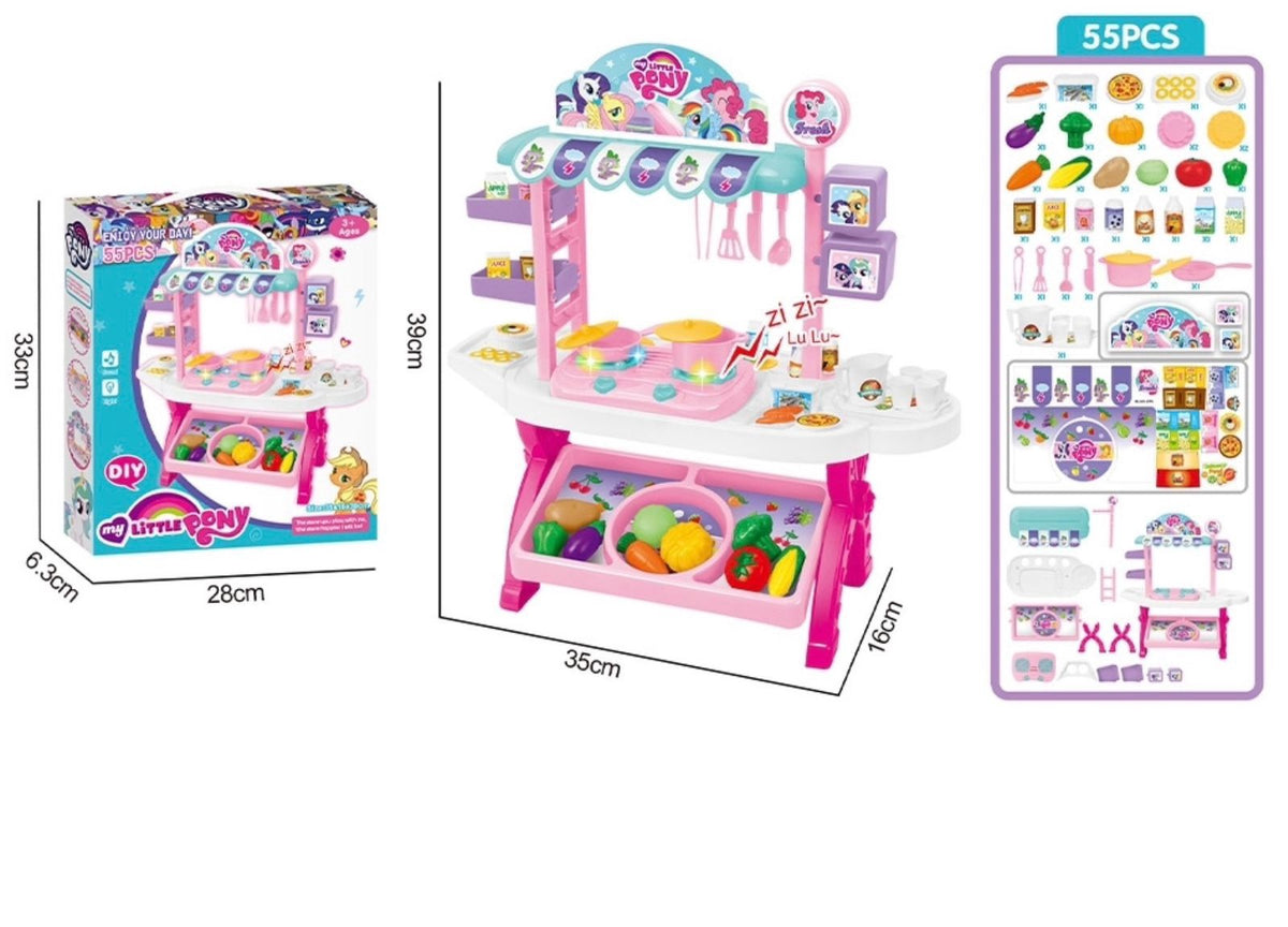 GENERIC Toy Kitchen Mini Playset Little Pony 926-22PN
