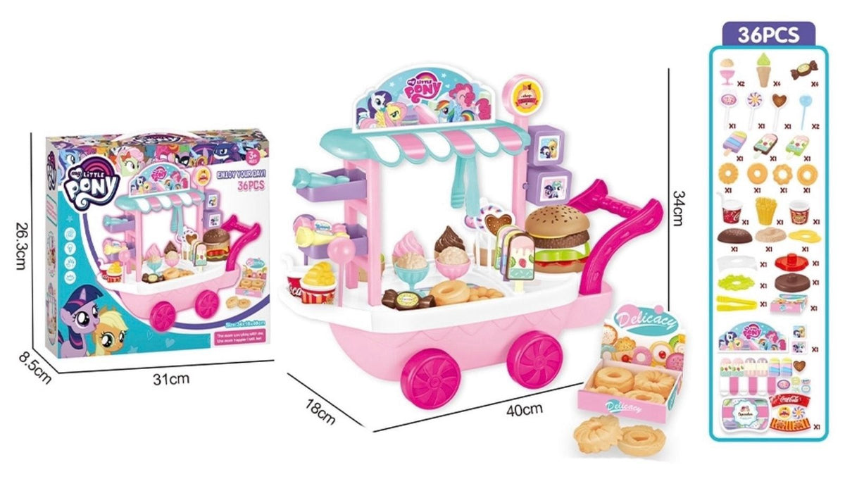 GENERIC Toy Food Cart Mini Little Pony 926-C4PN