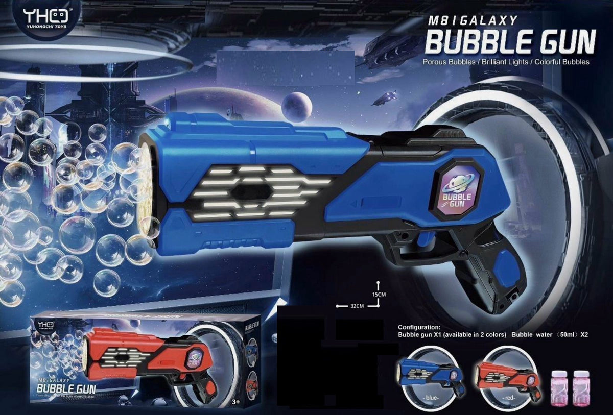 GENERIC Toy Bubble Machine 333-29 M8I Galaxy Bubble Gun