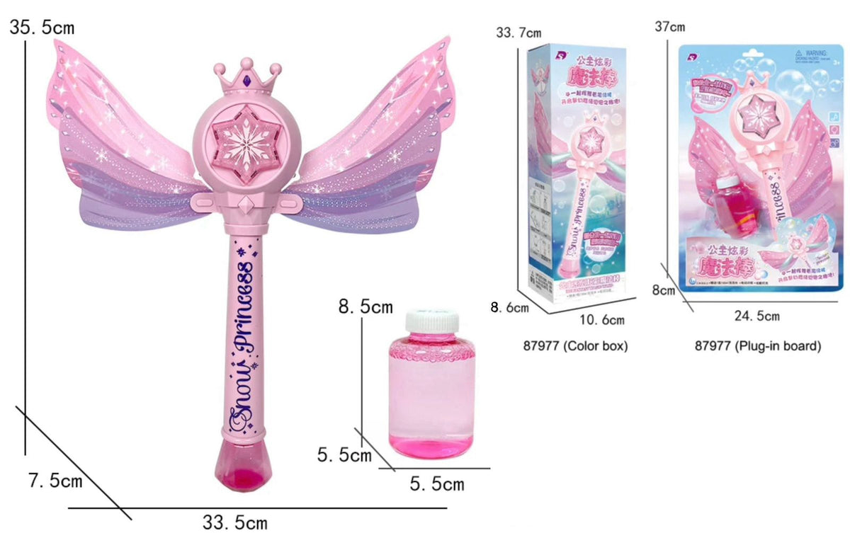 GENERIC Toy Bubble Machine Snow Princess 87977
