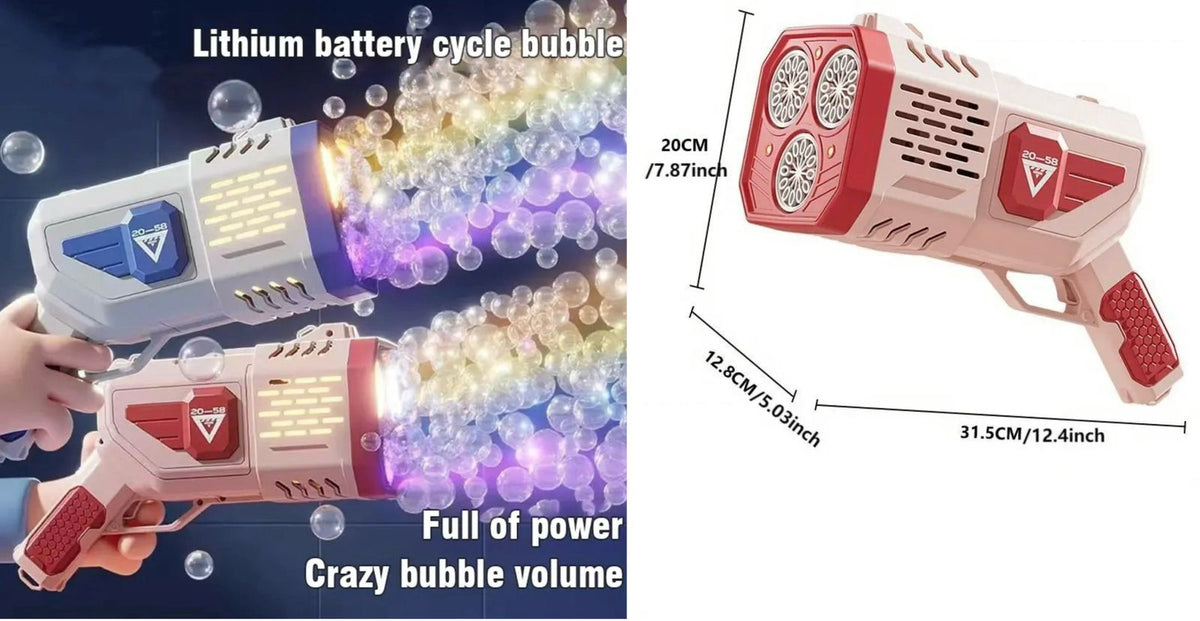 GENERIC Toy Bubble Gun Machine 666-14 Colorful Summer